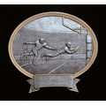 Football, Oval Sport Legend Plates - 6"